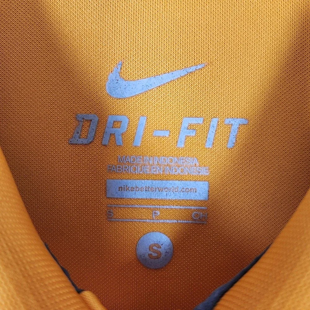 Tennessee Volunteers Polo Shirt Mens Small Orange NCAA Football Nike Dri Fit